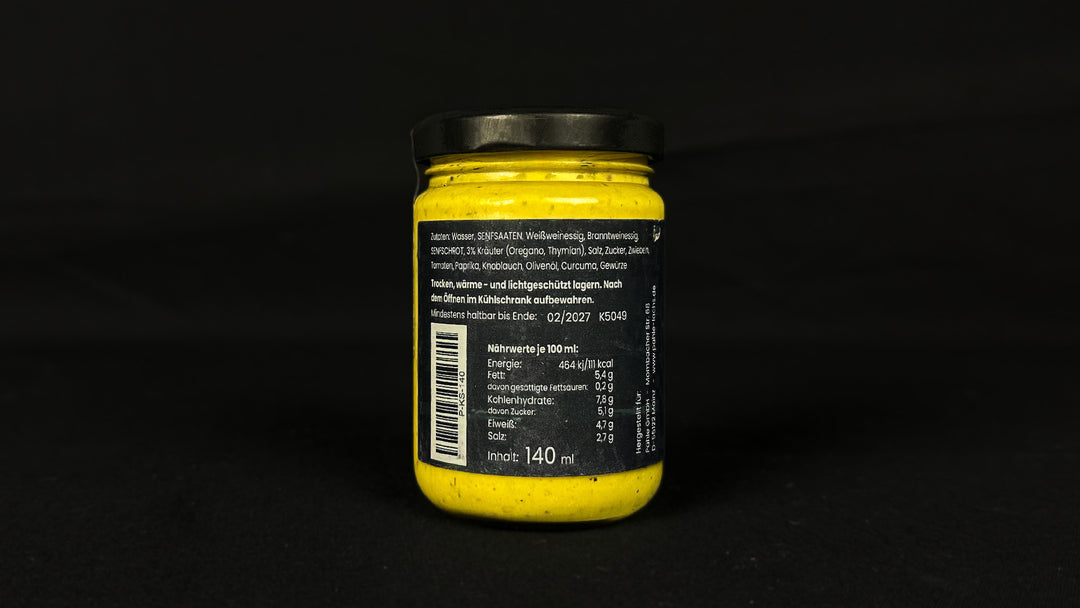 Pahle Kräuter-Senf (grobkörnig)
