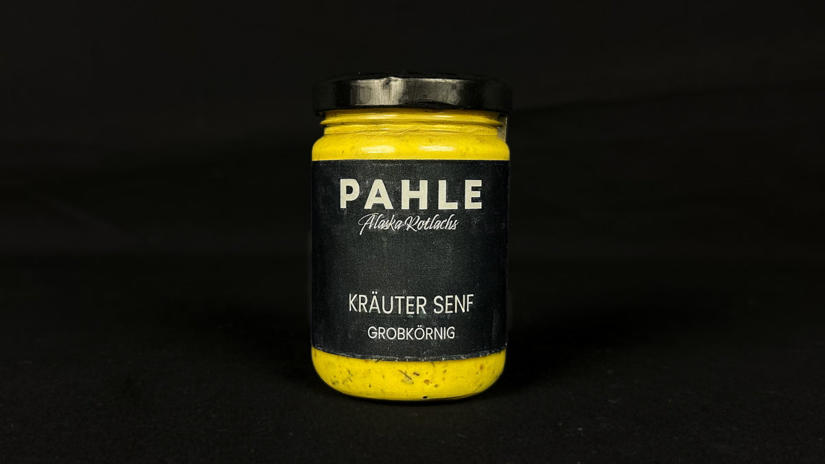 Pahle Kräuter-Senf (grobkörnig)